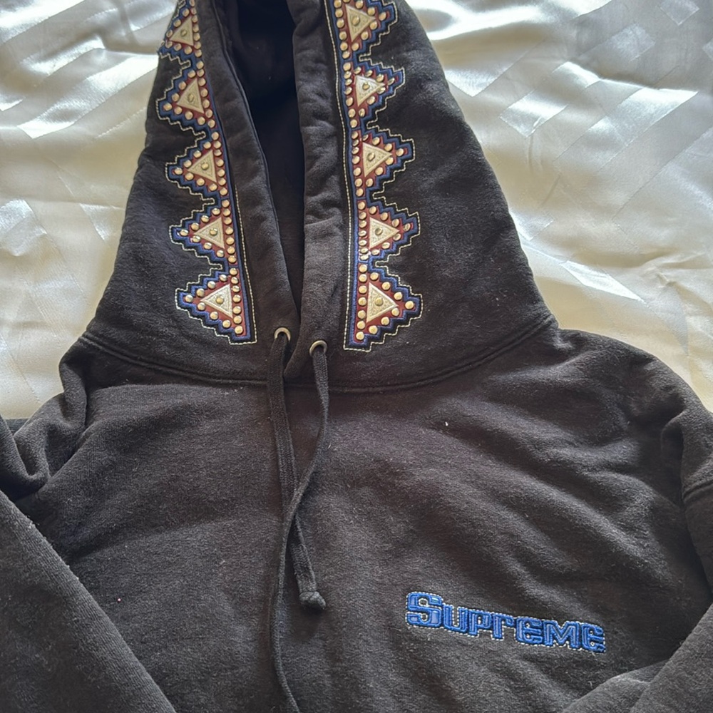 Supreme M thick studded hoodie